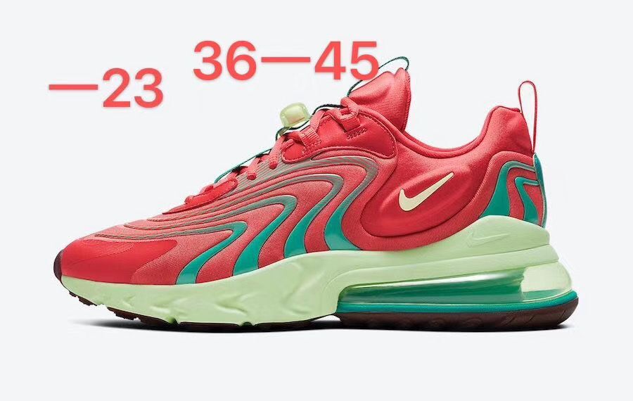 Women Nike Air Max 270 III Red Green Shoes - Click Image to Close